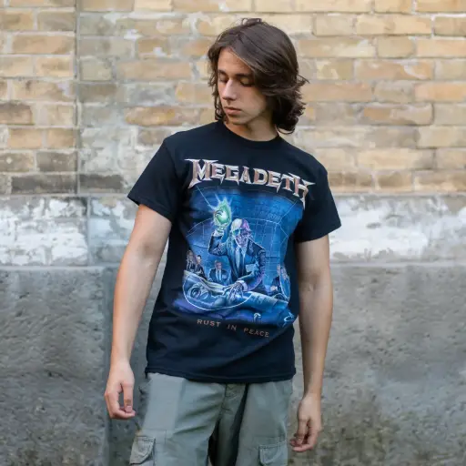 [10302] Футболка Megadeth - Rust In Peace чорна