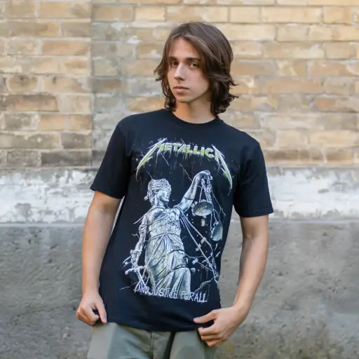 [11005] Футболка Metallica - ...And Justice For All чорна