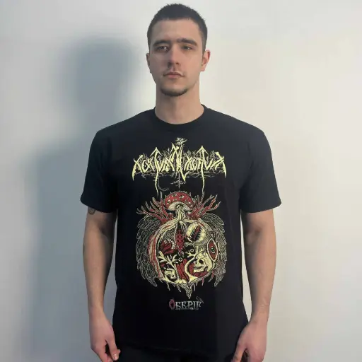 [10483] Футболка Nokturnal Mortum - Оберіг (Oberih) чорна