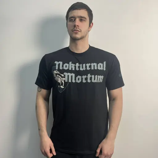 [10487] Футболка Nokturnal Mortum - Слава Героям (Hailed Be The Heroes) чорна