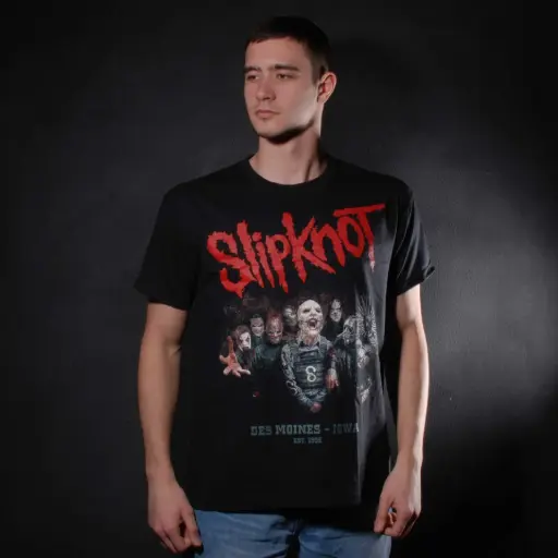 [11715] Футболка Slipknot - Be Prepared For Hell чорна