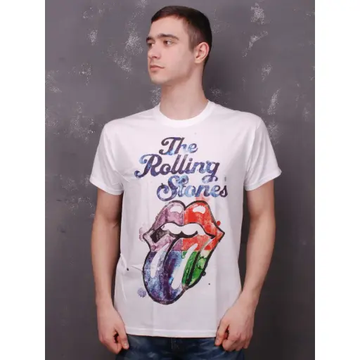[11749] Футболка The Rolling Stones біла
