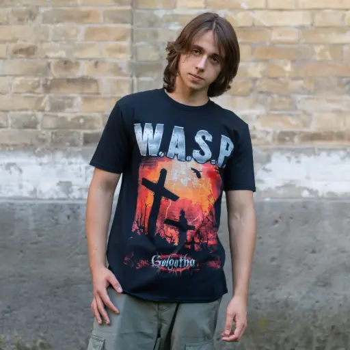 [10738] Футболка W.A.S.P. - Golgotha чорна