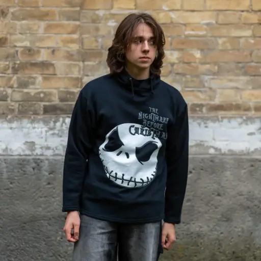 [12020] Худі Nightmare before Christmas чорне