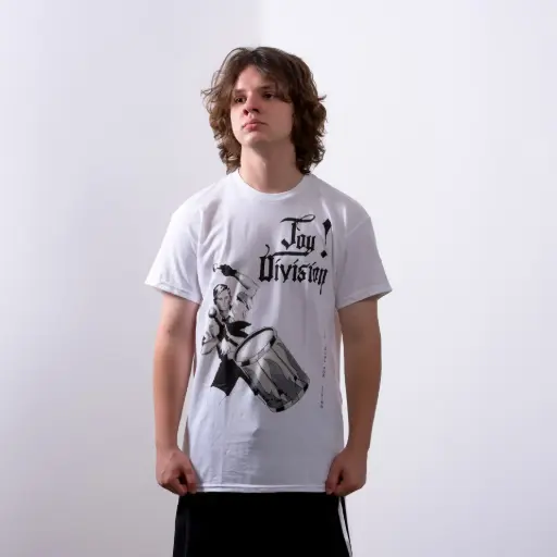 [10993] Футболка Joy Division - An Ideal For Living біла